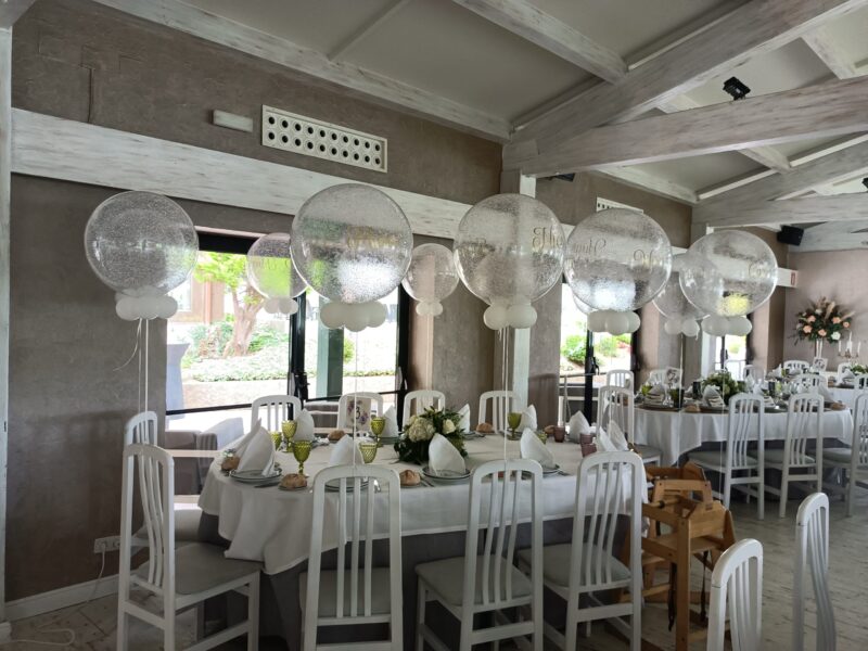 Globos transparentes